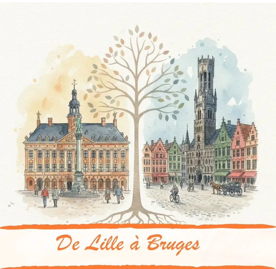 place de lille et place de Bruges