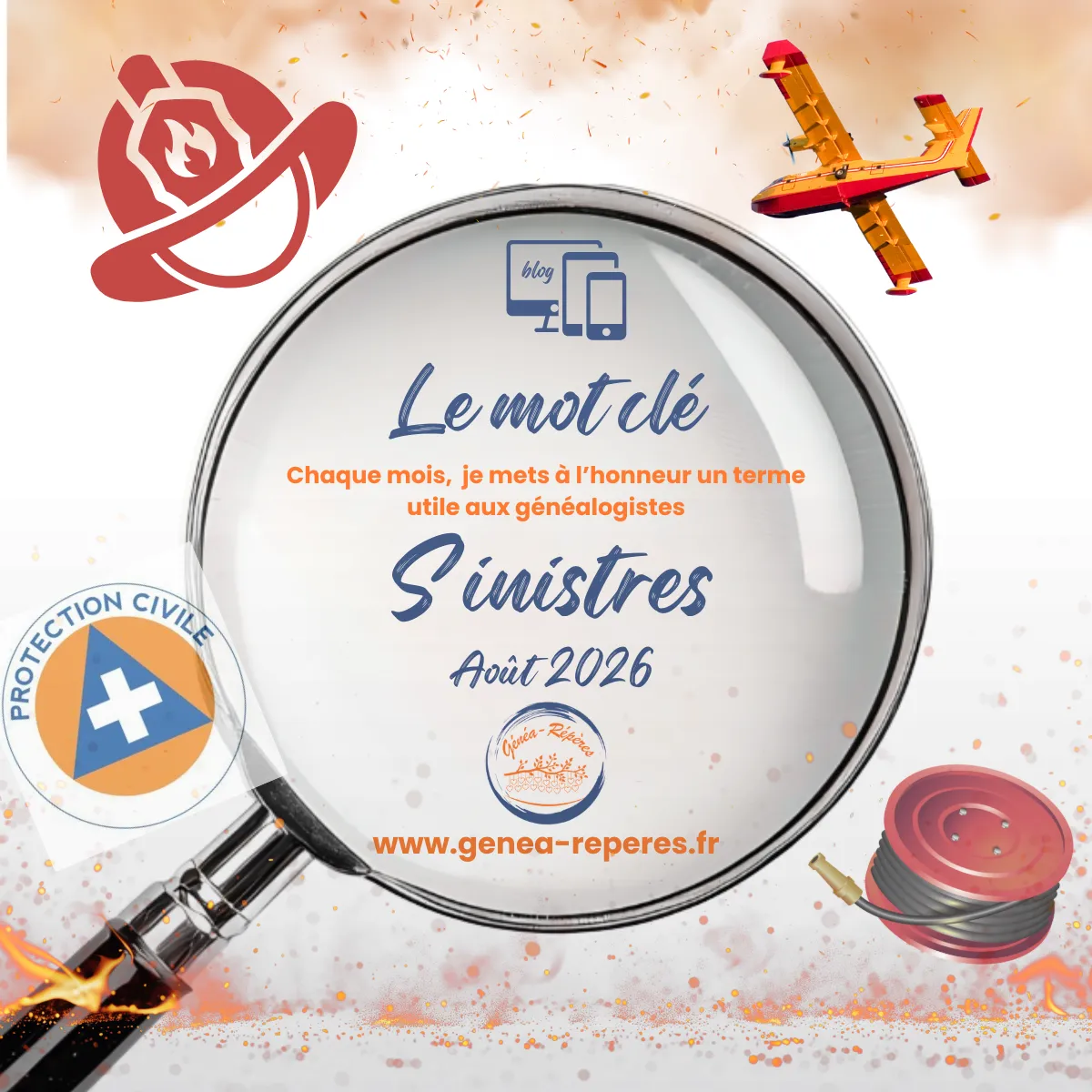 Le mot-clé Sinistres en généalogie – incendies, pompiers et protection civile