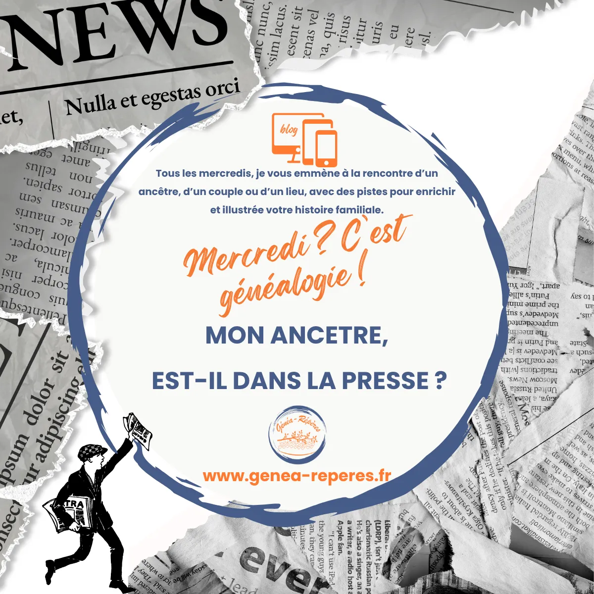 mes ancêtres dans la presse ancienne